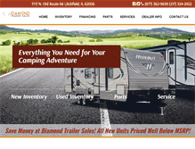Tablet Screenshot of diamondtrailer.net